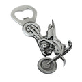 Motorcycle-Shaped Metal Bottle Opener in Five Finishes view 5