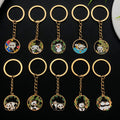 Round Panda Enamel Keychains in 10 Illustrated Scenes view 2
