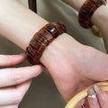 Mixed Resin And Metal Wide Bangle Bracelets 54 Styles view 12