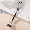 Lucky Cat Bell Phone Charms Alloy Maneki-Neko Cord Straps 6 Styles view 7