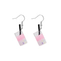 Mini Bubble Tea Cup Dangle Earrings Six Color Drink Charms view 5