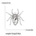 Rhinestone Spider Brooch in Eight Color Styles Decorative Lapel Pin view 11