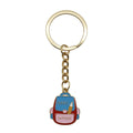 Hello School Backpack Enamel Keychain Blue Yellow Red view 6