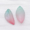 Green-Red Frosted Iridescent