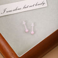 Six Color Clear Post Ball Stud Earrings for Multiple Piercings view 9