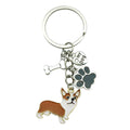 Dog Paw, Bone And Heart Metal Keychains In Five Styles view 8