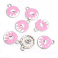 Enamel-Look Gold Silver Donut Alloy Charms in 12 Styles view 12