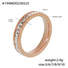 A194 RoseGoldSingleRowSize6