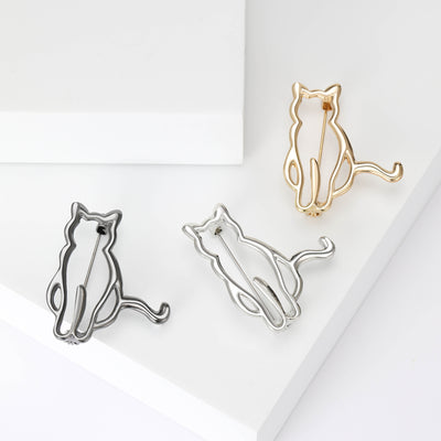 Outline Cat shown from the front