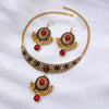 Red Gold Beads