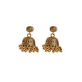 Filigree Bell Drop Earrings in Gold Tone and Silver Tone view 5