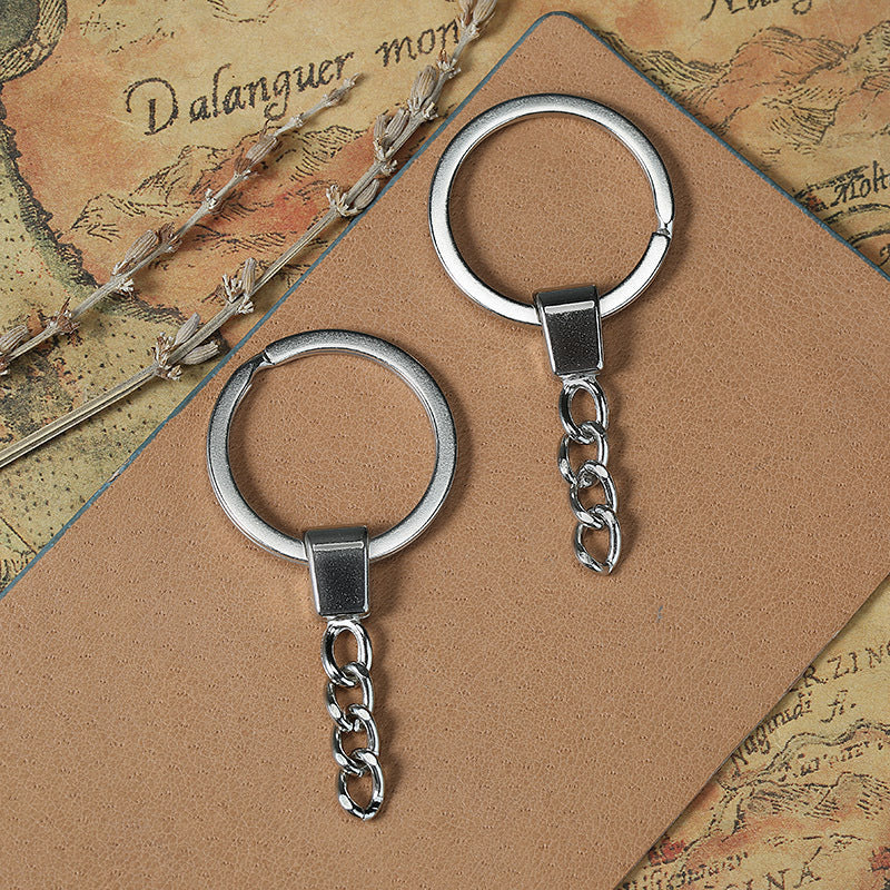 30mm Chain Key Ring Keychain DIY Accessory