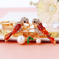 Mixed Lovebird Butterfly and Umbrella Keychains in Four Pictured Designs view 1