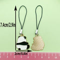 Panda Charms and Pendants Featuring Flower Across 21 Pictured Variations view 11