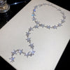 Silver Tone Stars