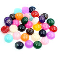 Glossy 12mm Round Marbled Resin Cabochons in Eight Colors view 11