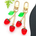 Strawberry, Cherry, Orange, Apple and Grape Keychains, 9 Styles view 4