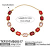 Gold Red Necklace