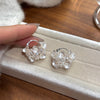 Silver Floral Basket