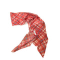 Printed Narrow Neck Scarves in Red Blue and Floral Designs view 5