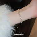Twenty One Crystal Slider Bracelet Styles In Gold And Silver Tones view 3