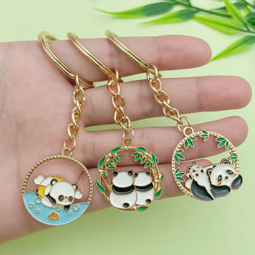 Panda Charm Keychains in 47 Pictured Variations for Bags and Keys