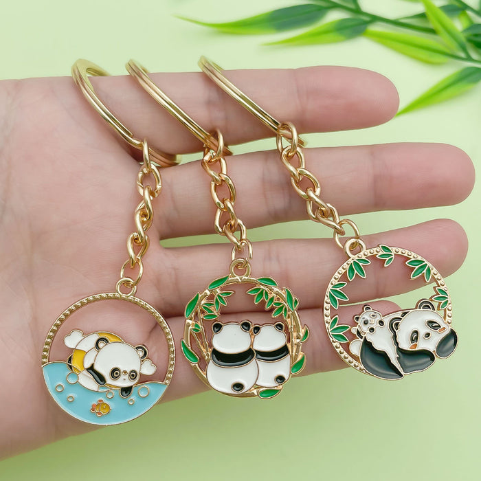 Panda Charm Keychains in 47 Pictured Variations for Bags and Keys