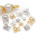 Double Hole Ball Chain End Clamps in Four Sizes Jewelry Findings view 2
