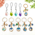 Starfish, Conch and Shell Charm Keychains Featuring Pink Conch Across 69 Variations view 4