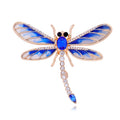 Dragonfly Crystal Enamel Four Designs Metal Brooch Pin view 7