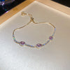 Gold Pink Ovals