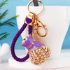 Deep-Purple-Strap Purple Pearl-Pouch