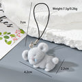 Flocked Koala and Hedgehog Phone Strap Charms 12 Styles view 7