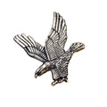 Sculpted Flying Eagle Statement Brooch in Two Finishes view 5