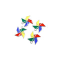Colorful Pinwheel Enamel Alloy Charm Pendants for Jewelry Making view 10