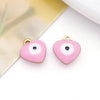 Gold Pink Heart