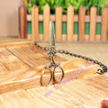Ornate Scissors Metal Charm in 3 Finishes for Jewelry Crafts view 3