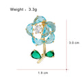 Red Gold Tone Sunflower Nineteen Designs Metal Brooch Pin view 6