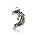 Silver-Tone Sun and Moon Metal Charms with 17 Listed Options view 9