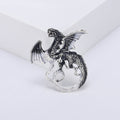 Winged Dragon Brooch in Four Gradient Enamel Colorways view 2