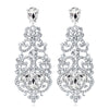 Silver Scroll Teardrop