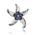 Starfish Two Designs Metal Brooch Pin for Jackets and Lapels view 6