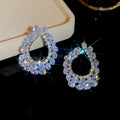 Crystal Teardrop Statement Stud Earrings Fashion Jewelry view 7