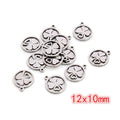 Stainless Steel Mini Charms in Twenty-Six Nature and Symbol Shapes view 11