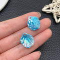 Acrylic Colorful Cabbage Leaf Petal Charm Pendant for Hair Accessories DIY Jewelry