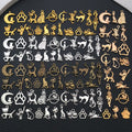 Gold-Tone Cat and Cat Paw Metal Charms with 26 Listed Options view 11