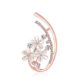 Silver Tone Flower Crystal Two Designs Metal Brooch Pin view 7