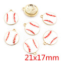 Colorful Sports Ball Charms In 5 Styles For Jewelry Making view 9
