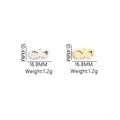 Faceted Glass Bow Connector Jewelry Components For DIY Earrings And Bracelets Charms view 2