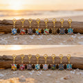 Printed Turtle Keychain Gold Lobster Clasp Sixteen Designs view 3